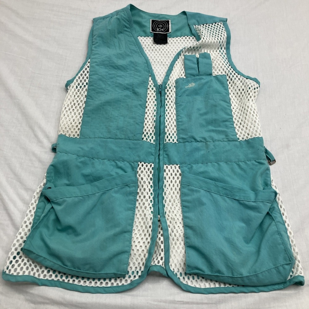 VTG 10x Vest Adult Medium Green Mesh Hunting Americas Finest Sport Clothing 10-X